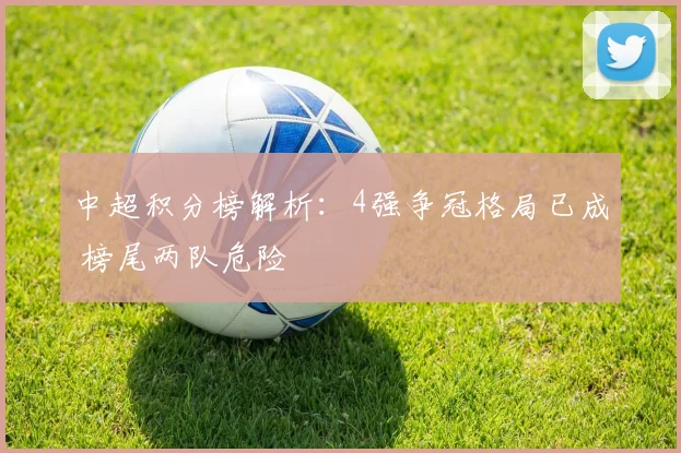 中超积分榜解析：4强争冠格局已成 榜尾两队危险